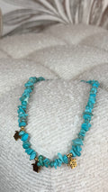 Collar piedras azul