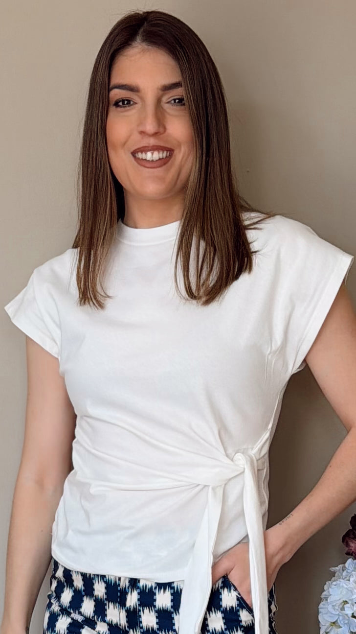 Camiseta Lazo blanca