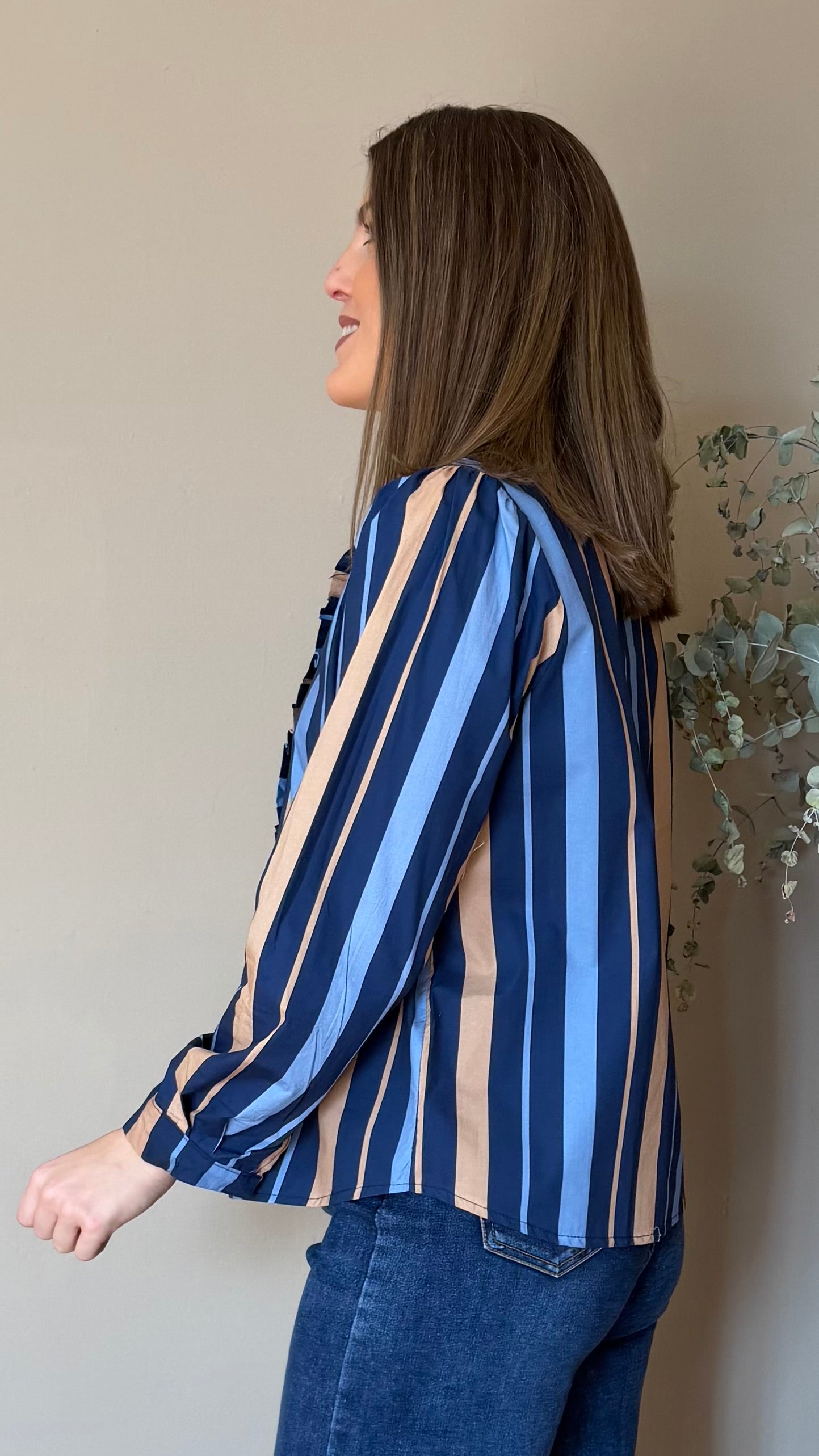Blusa Amapola azul