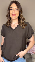 Camiseta Hera marrón