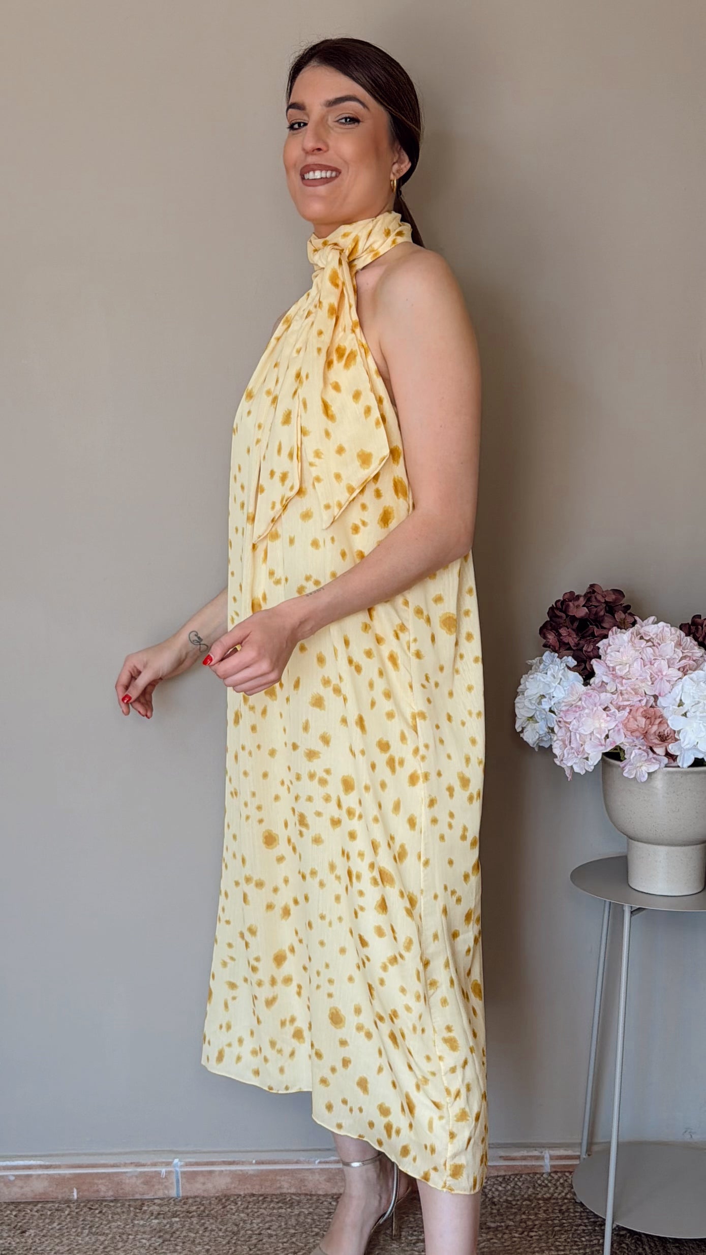 Vestido Andrea amarillo