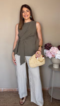 Blusa Oporto kaki