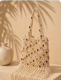 Bolso Piedras beige
