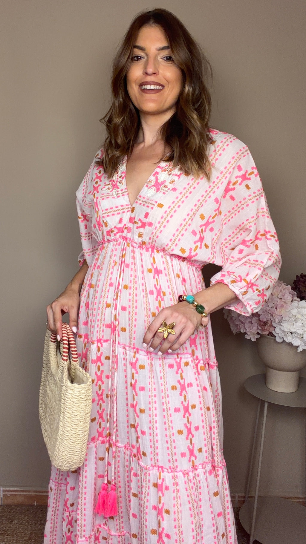 Vestido Coral