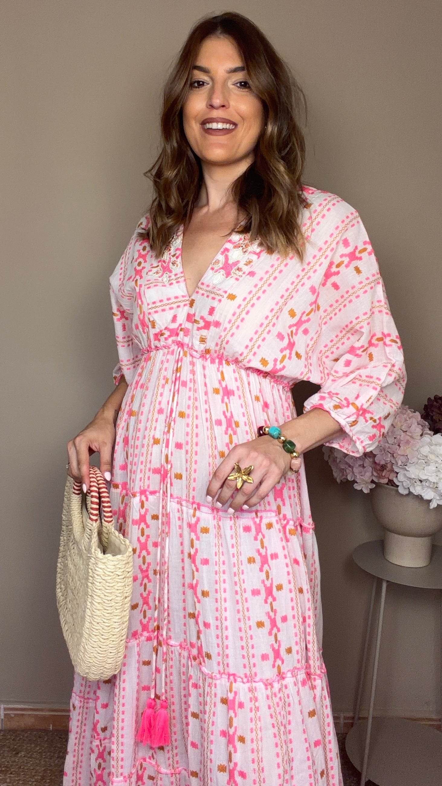 Vestido Coral