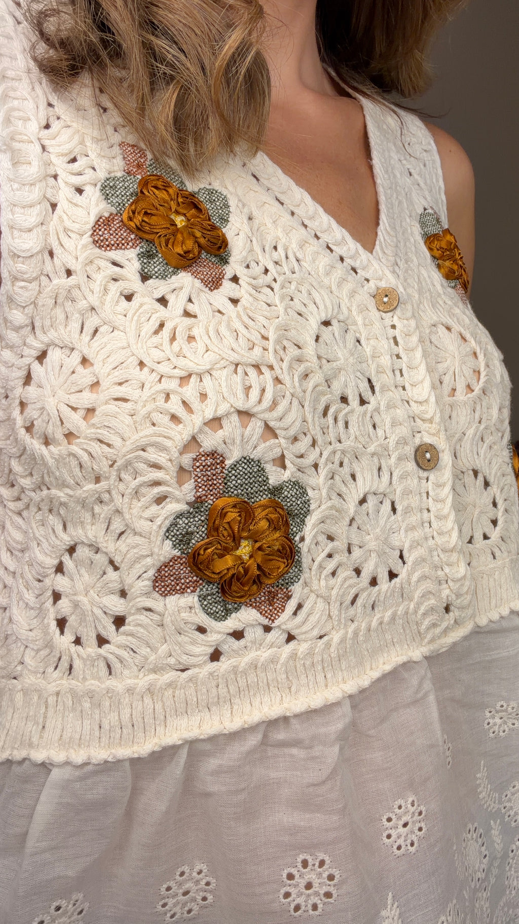 Blusa Calea crochet