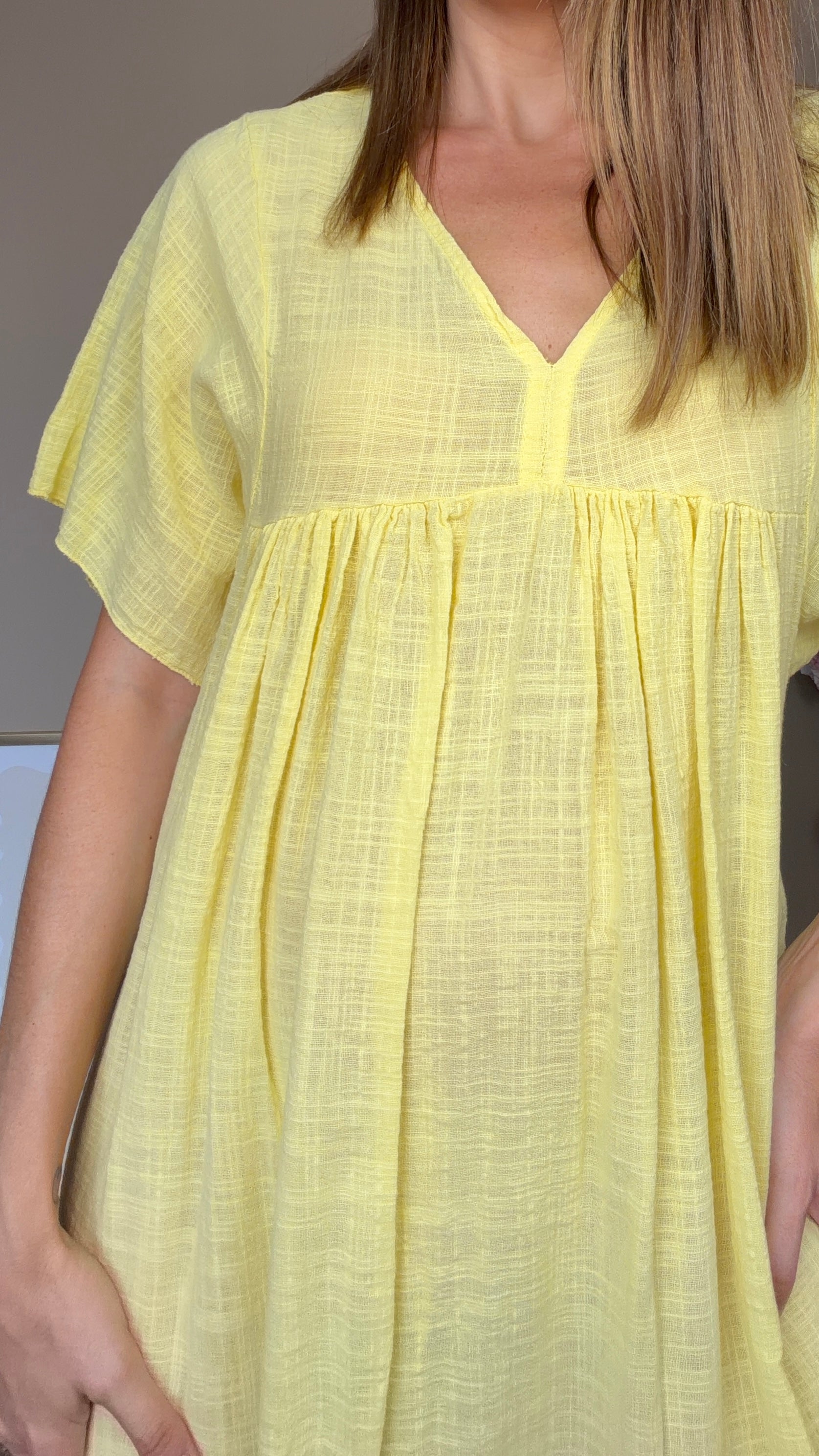 Vestido Lupe amarillo