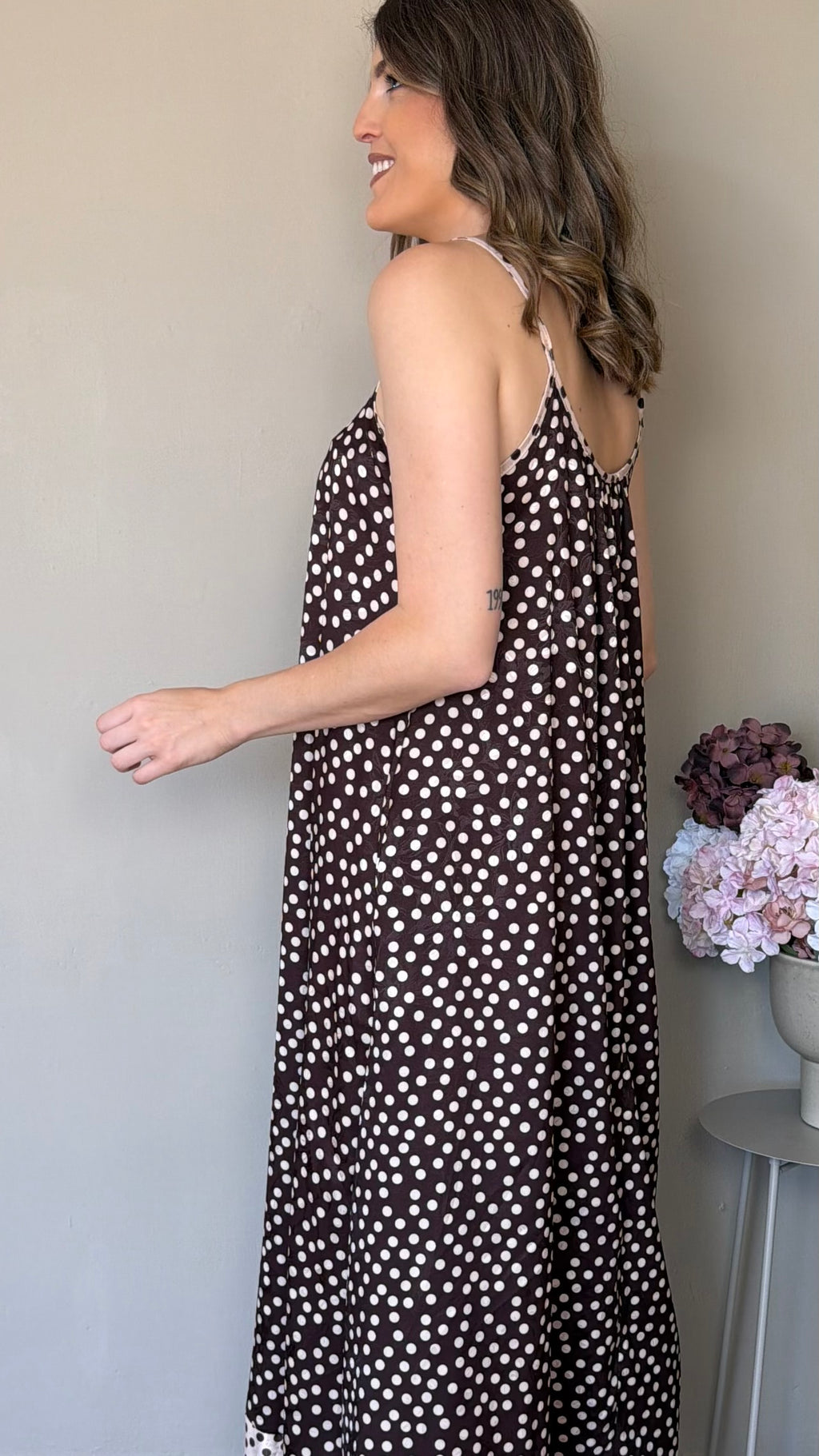 Vestido Conil marrón