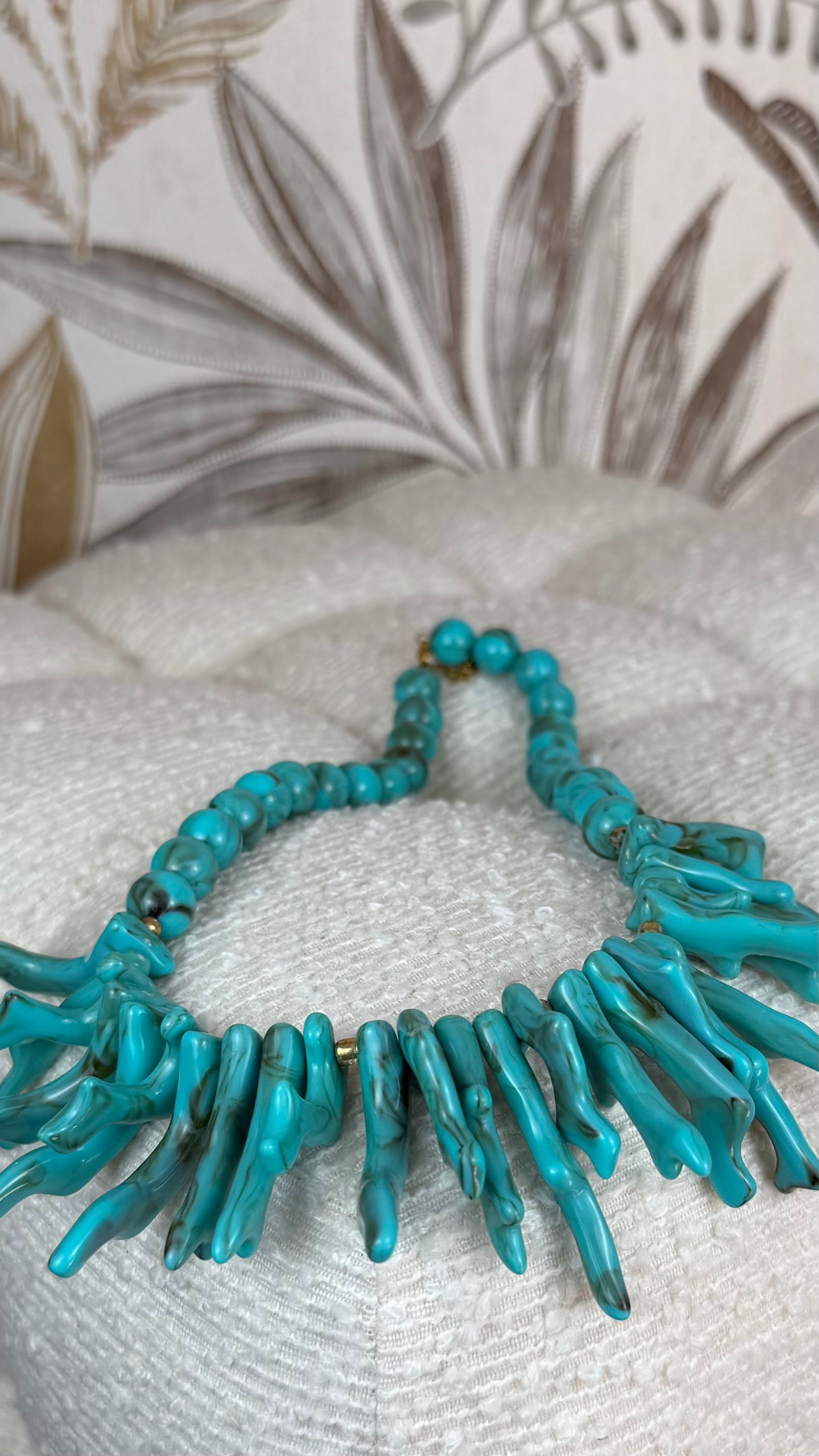 Collar Coral verde