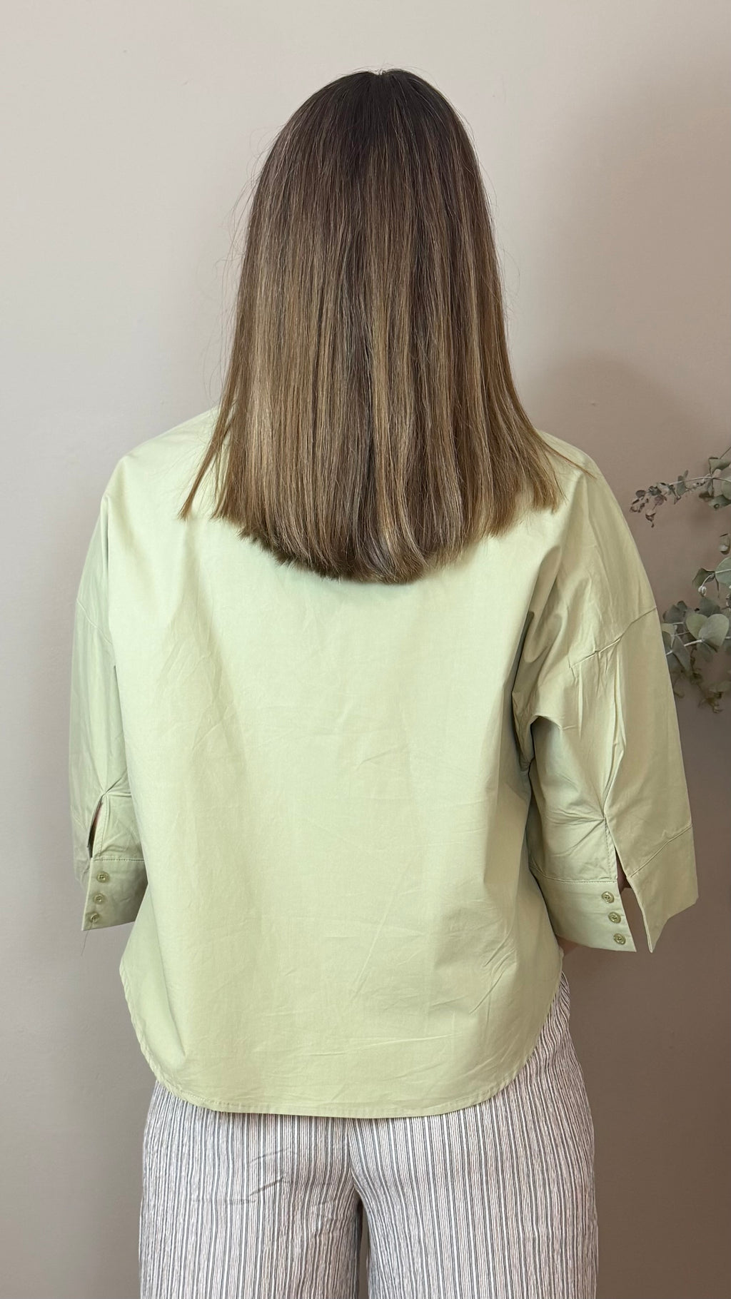 Camisa Leonor verde
