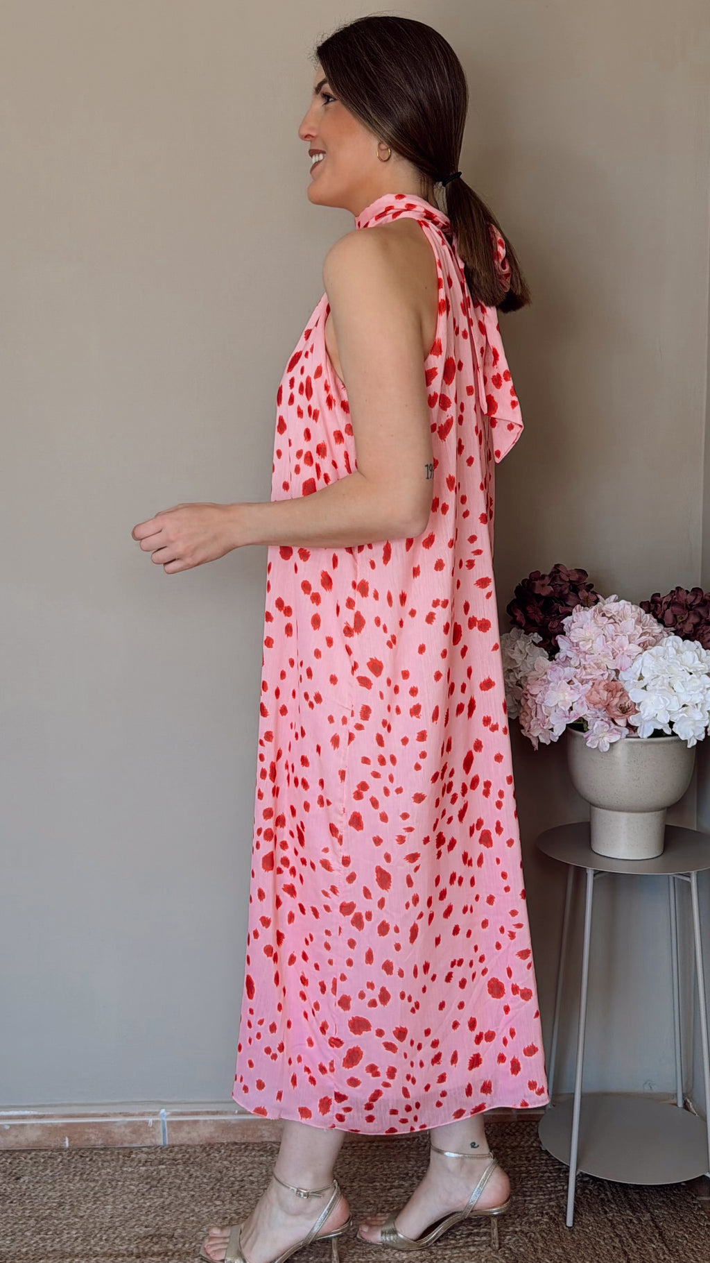 Vestido Andrea rosa