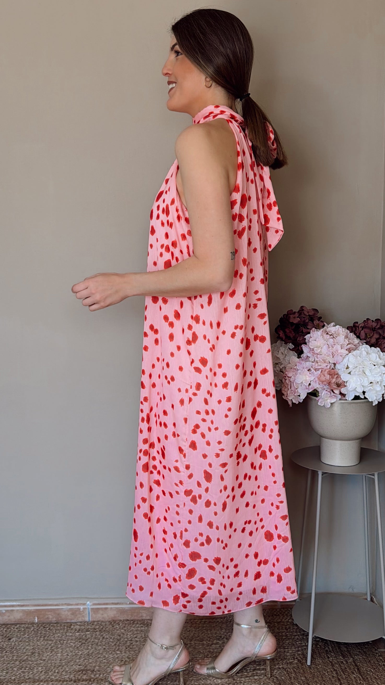 Vestido Andrea rosa