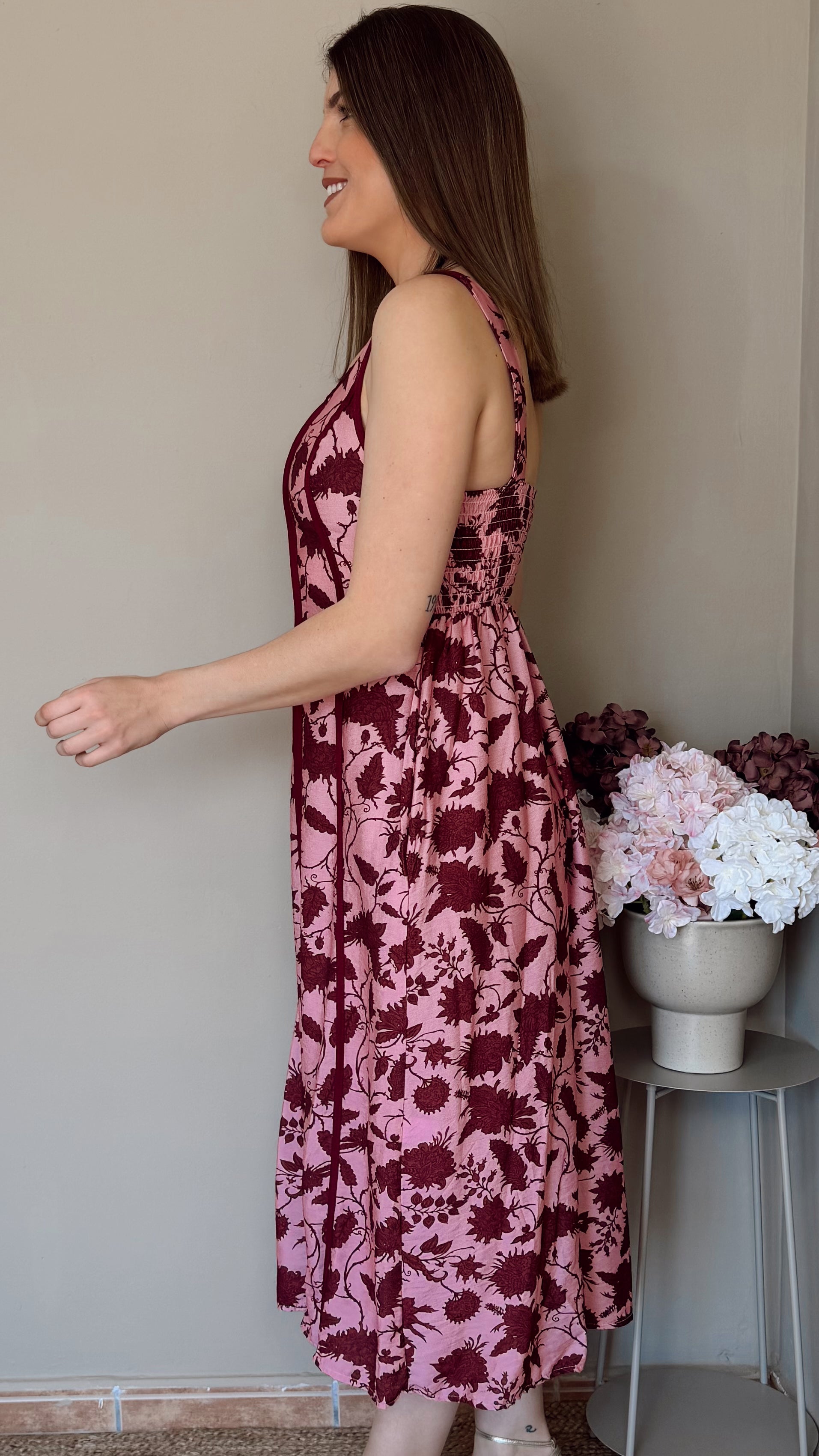 Vestido Gala rosa