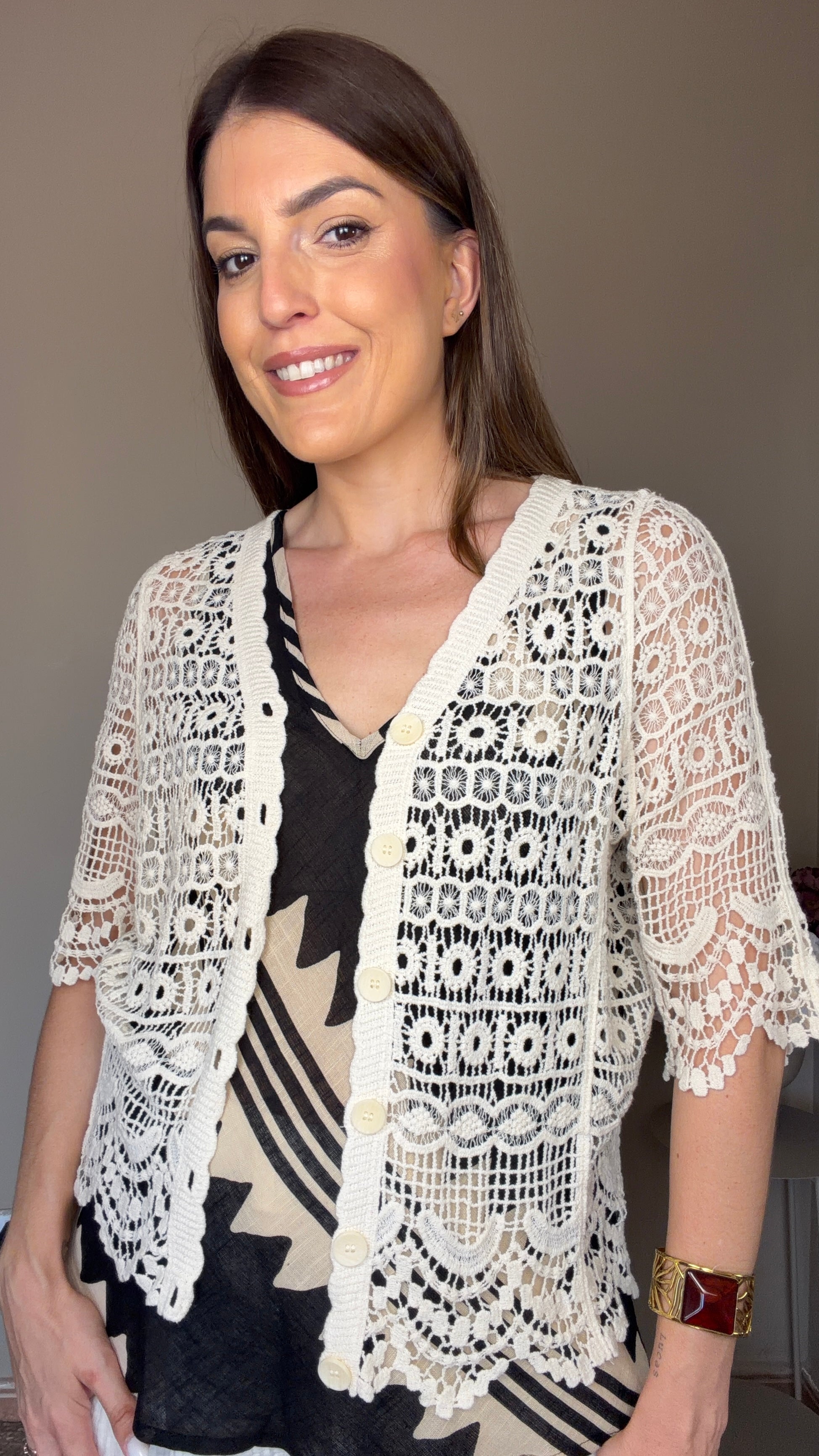 Blusa crochet Mara