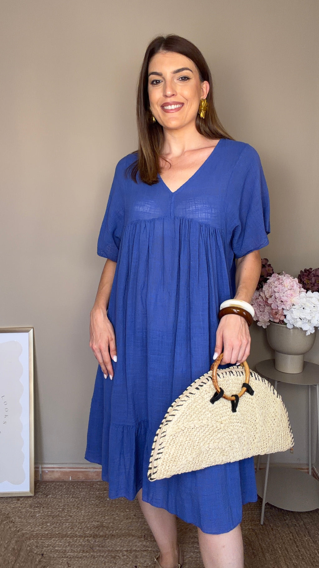 Vestido Lupe azul