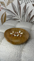 Pendiente Margarita rosa