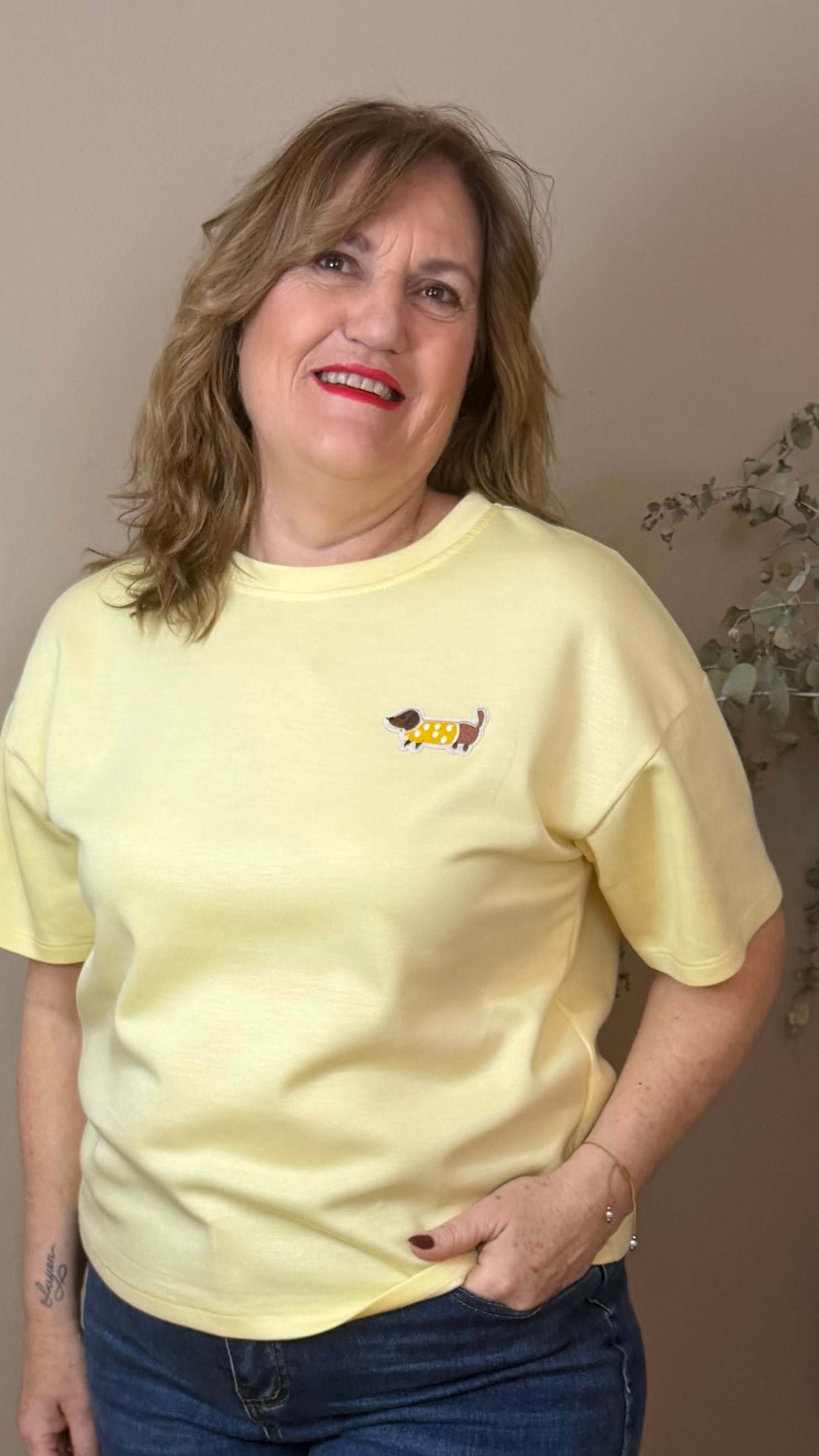 Camiseta Teococo amarilla