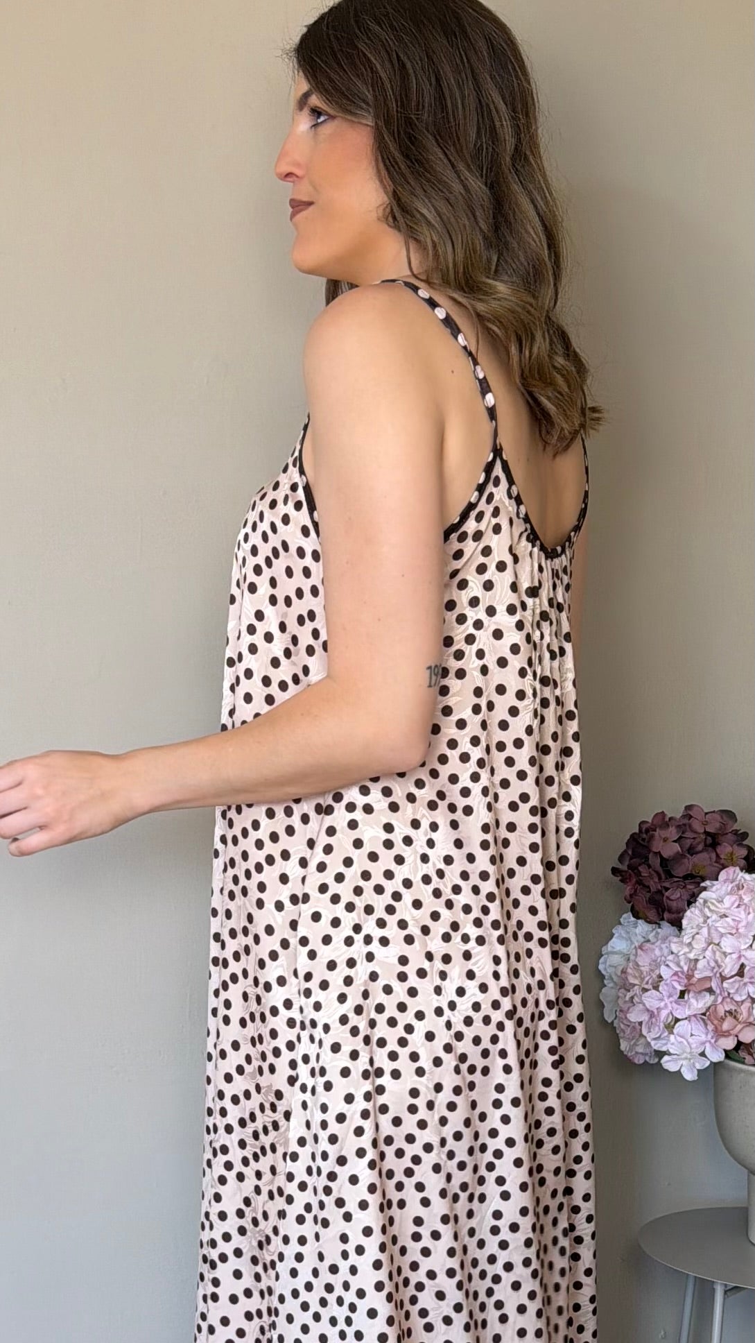 Vestido Conil beige