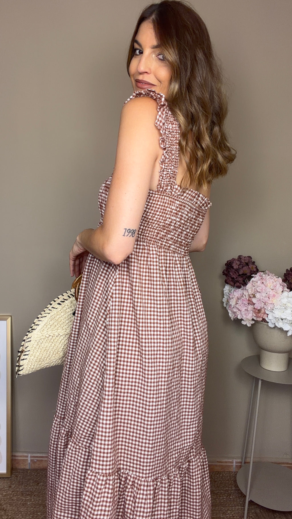 Vestido Alma marrón