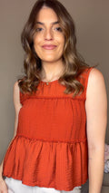 Blusa Galicia teja