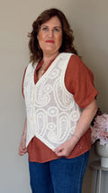 Chaleco Crochet Elena