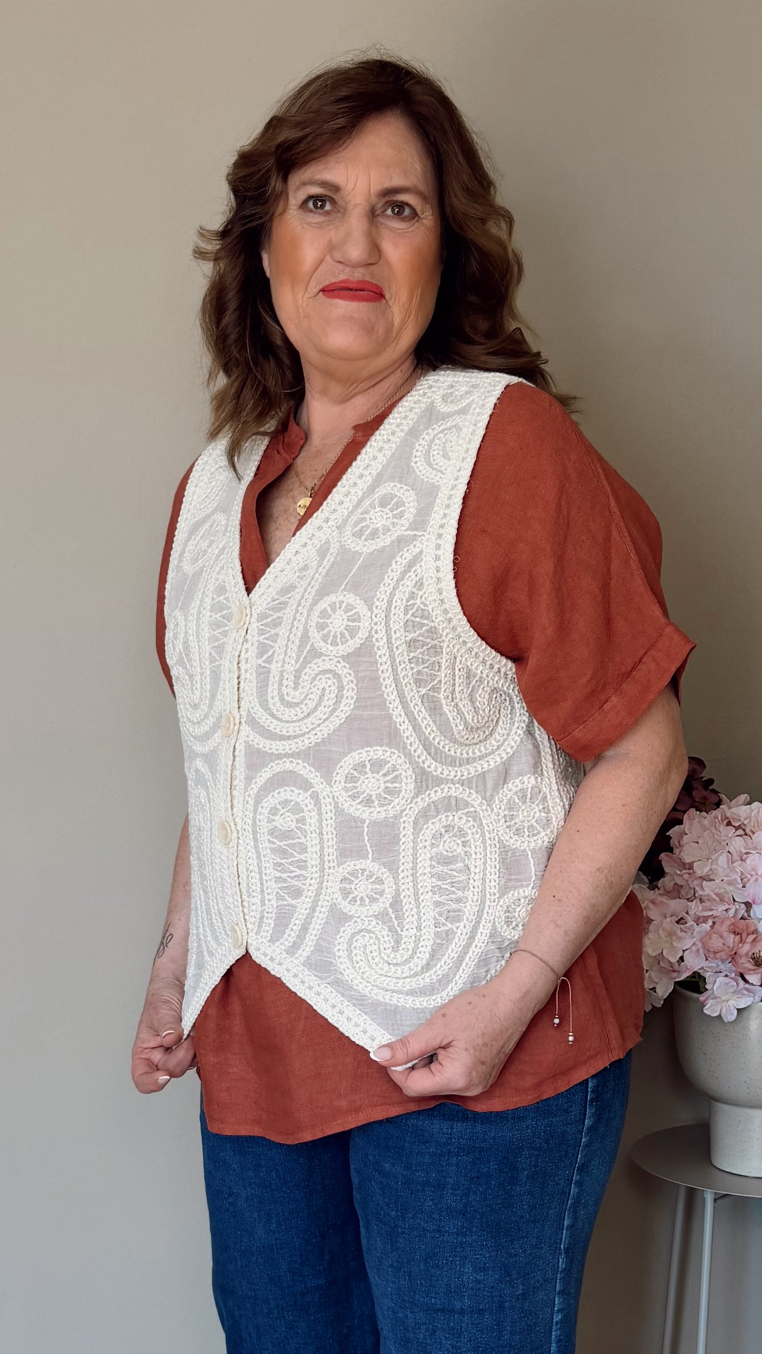 Chaleco Crochet Elena