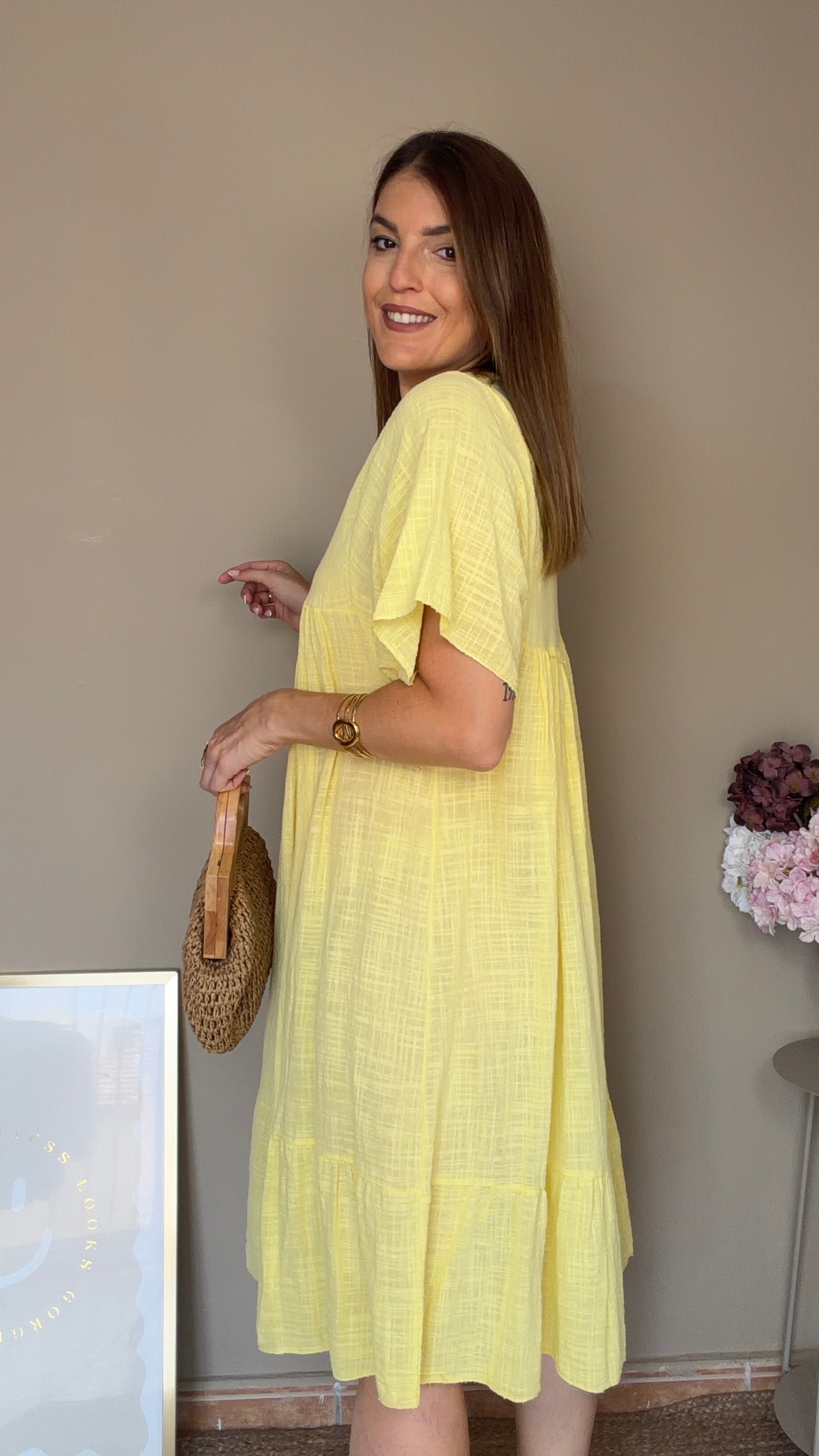 Vestido Lupe amarillo