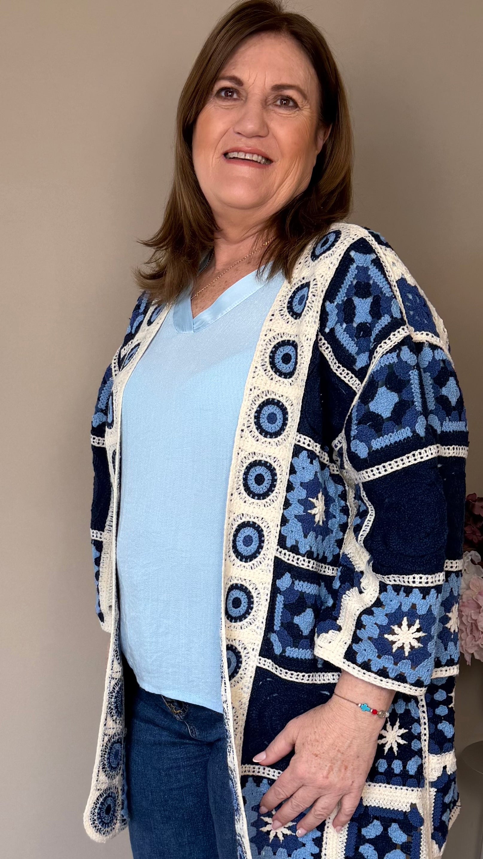 Crochet azul