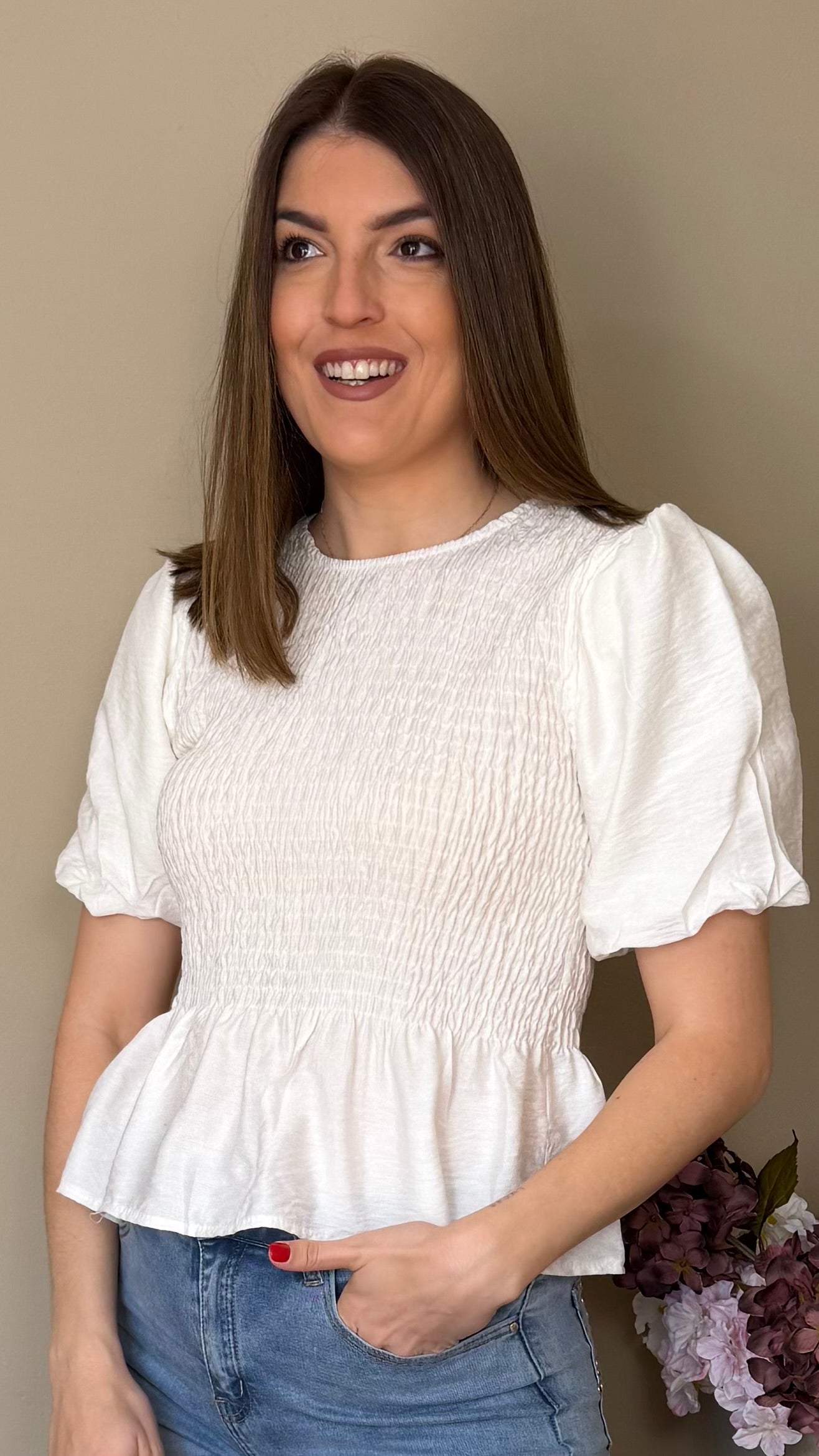 Blusa Sevilla blanca
