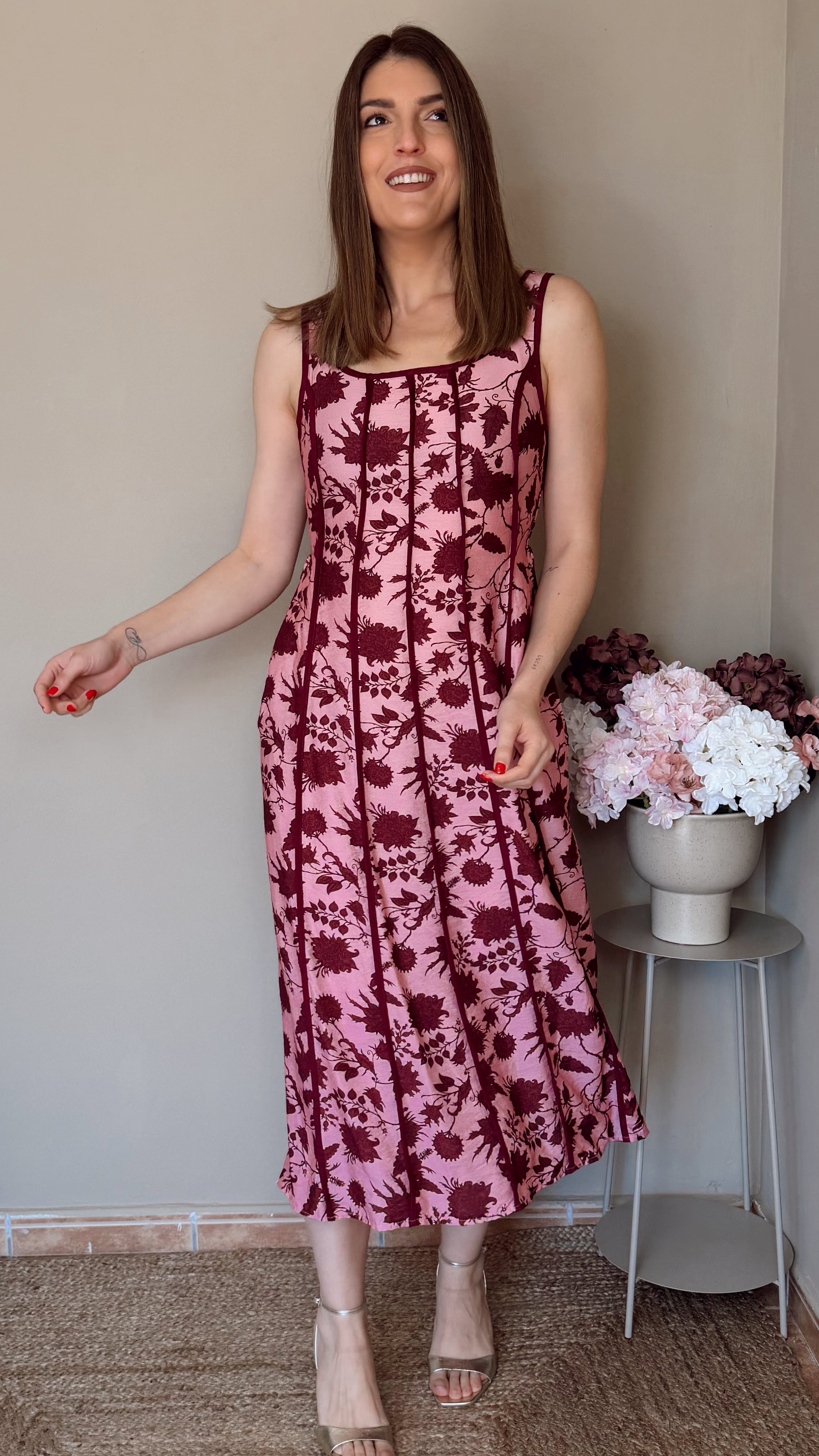 Vestido Gala rosa