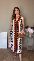 Vestido Jimena naranja