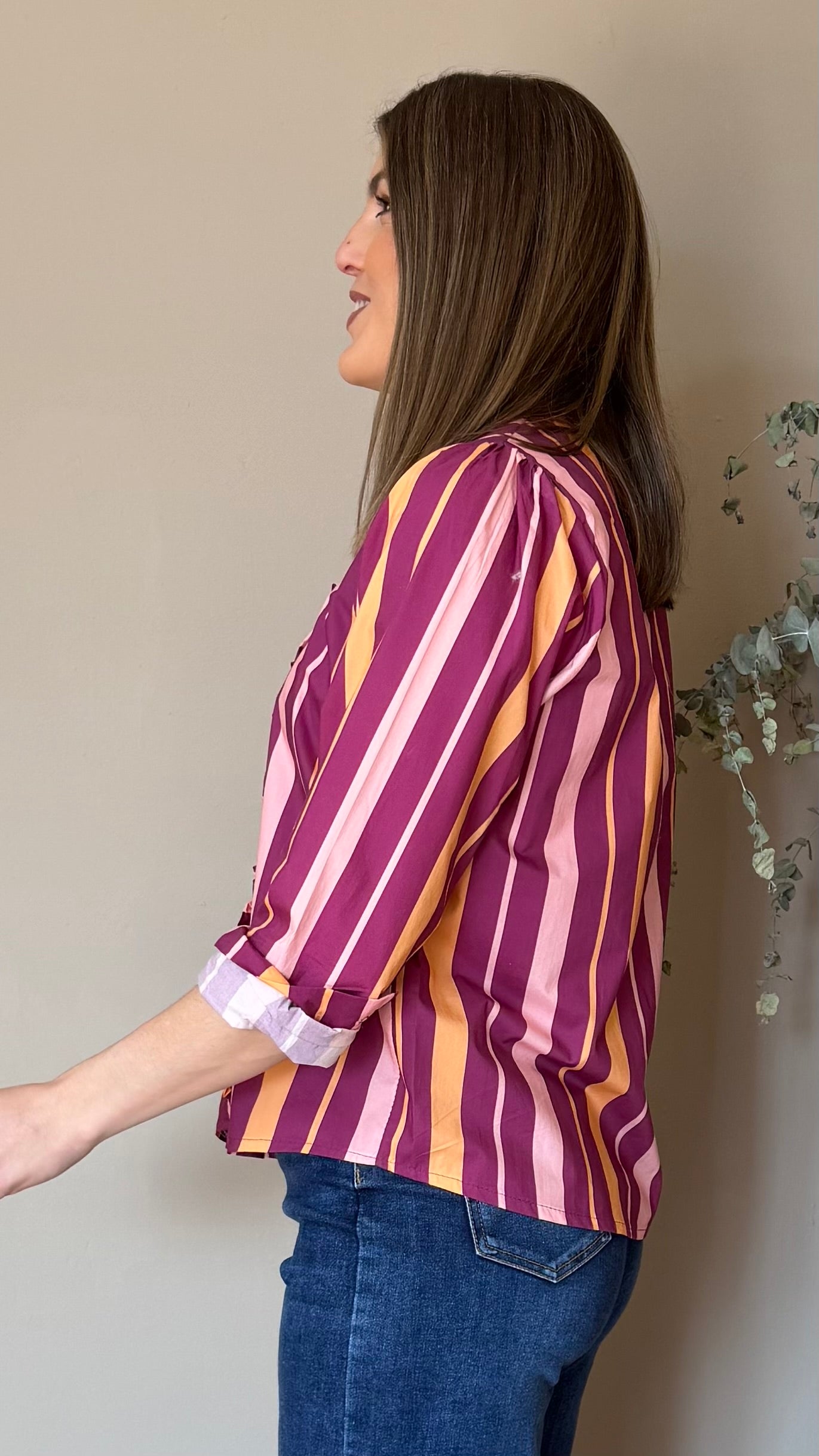 Blusa Amapola rosa