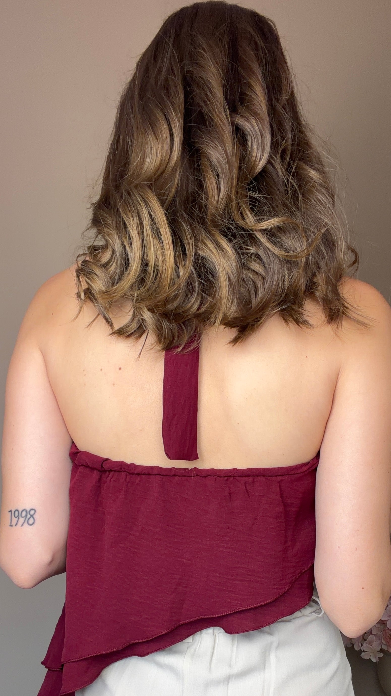 Blusa Cala burdeos