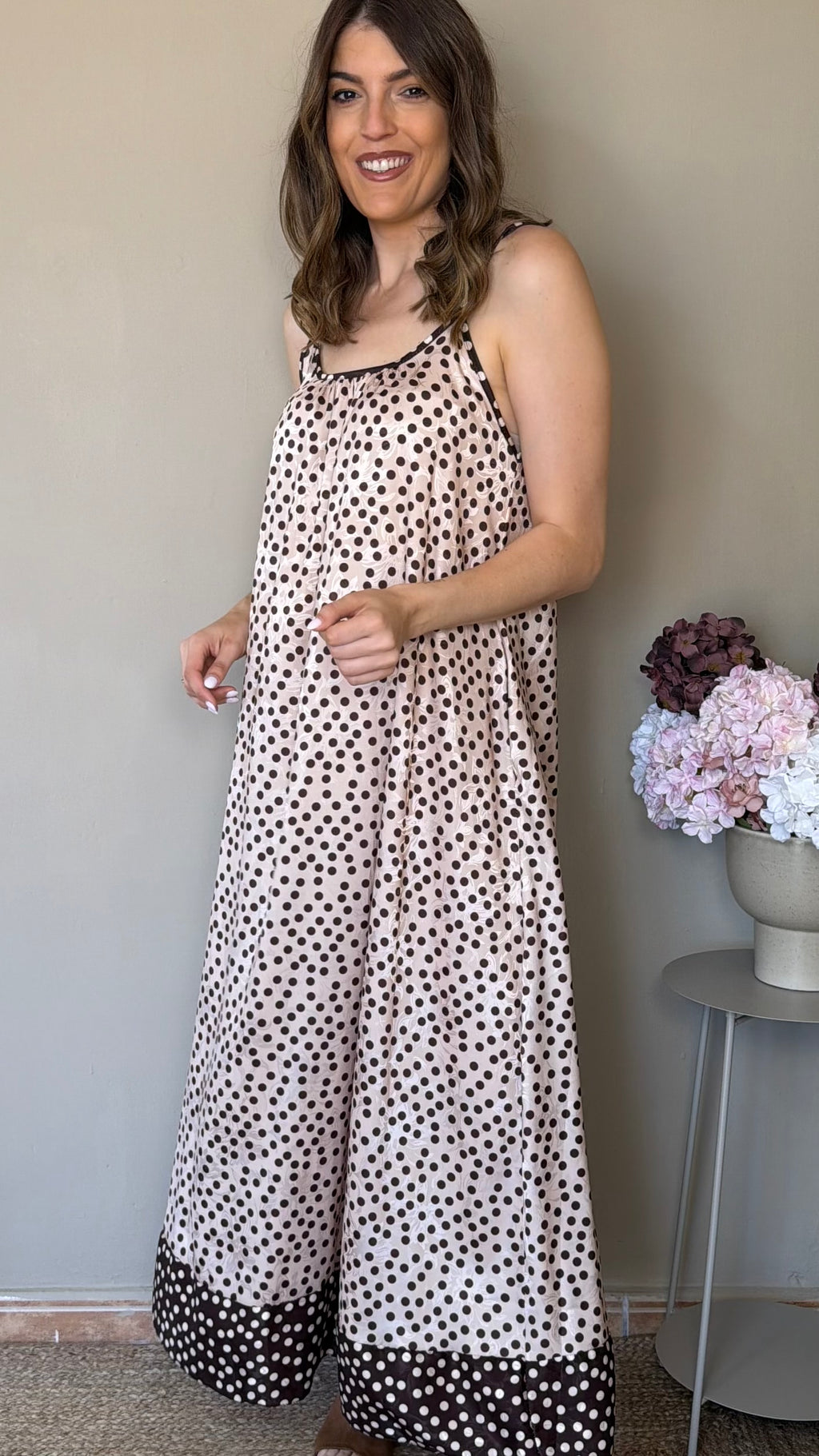 Vestido Conil beige