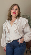 Blusa Celia beige