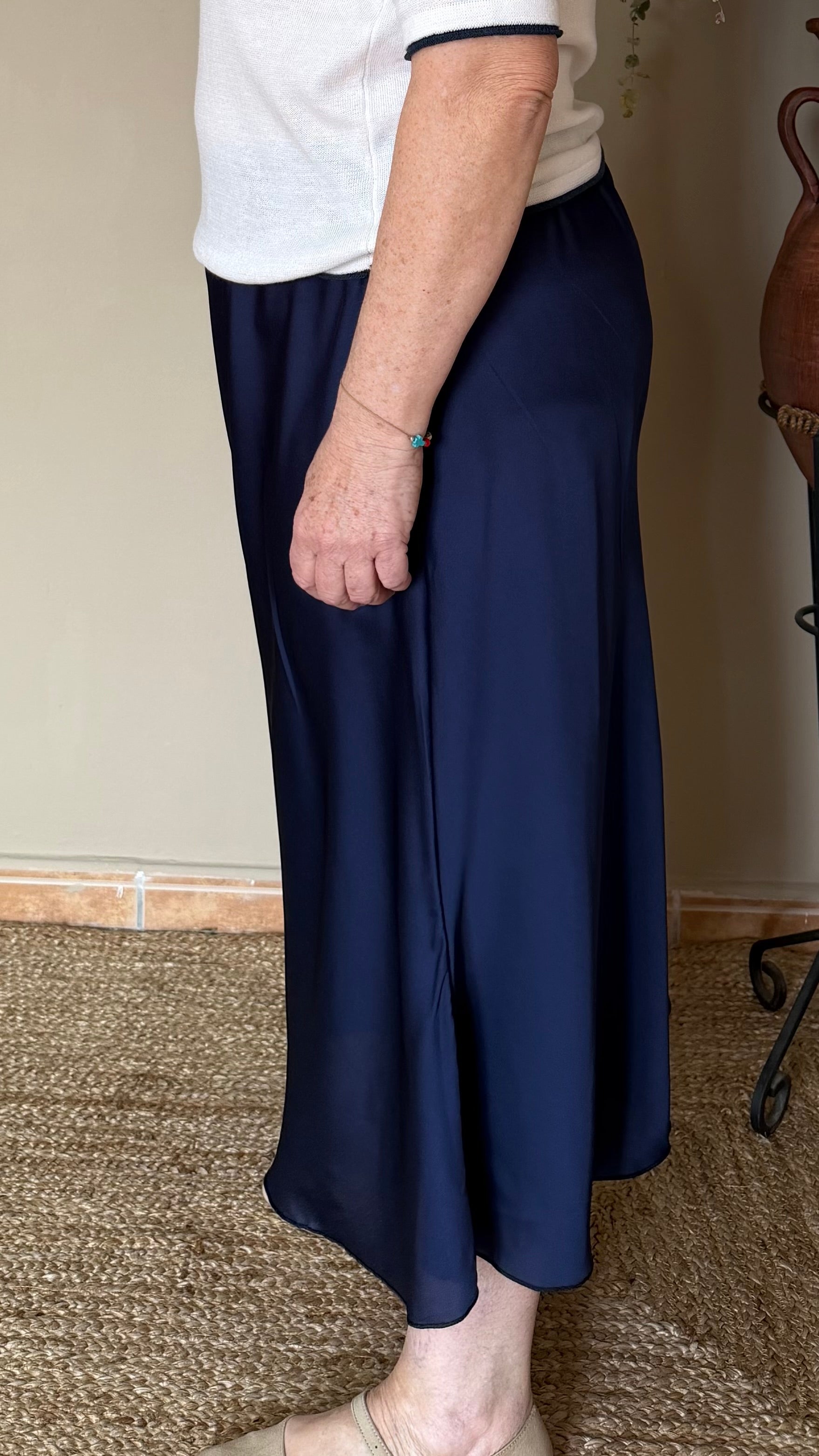 Falda Sabrina azul marino