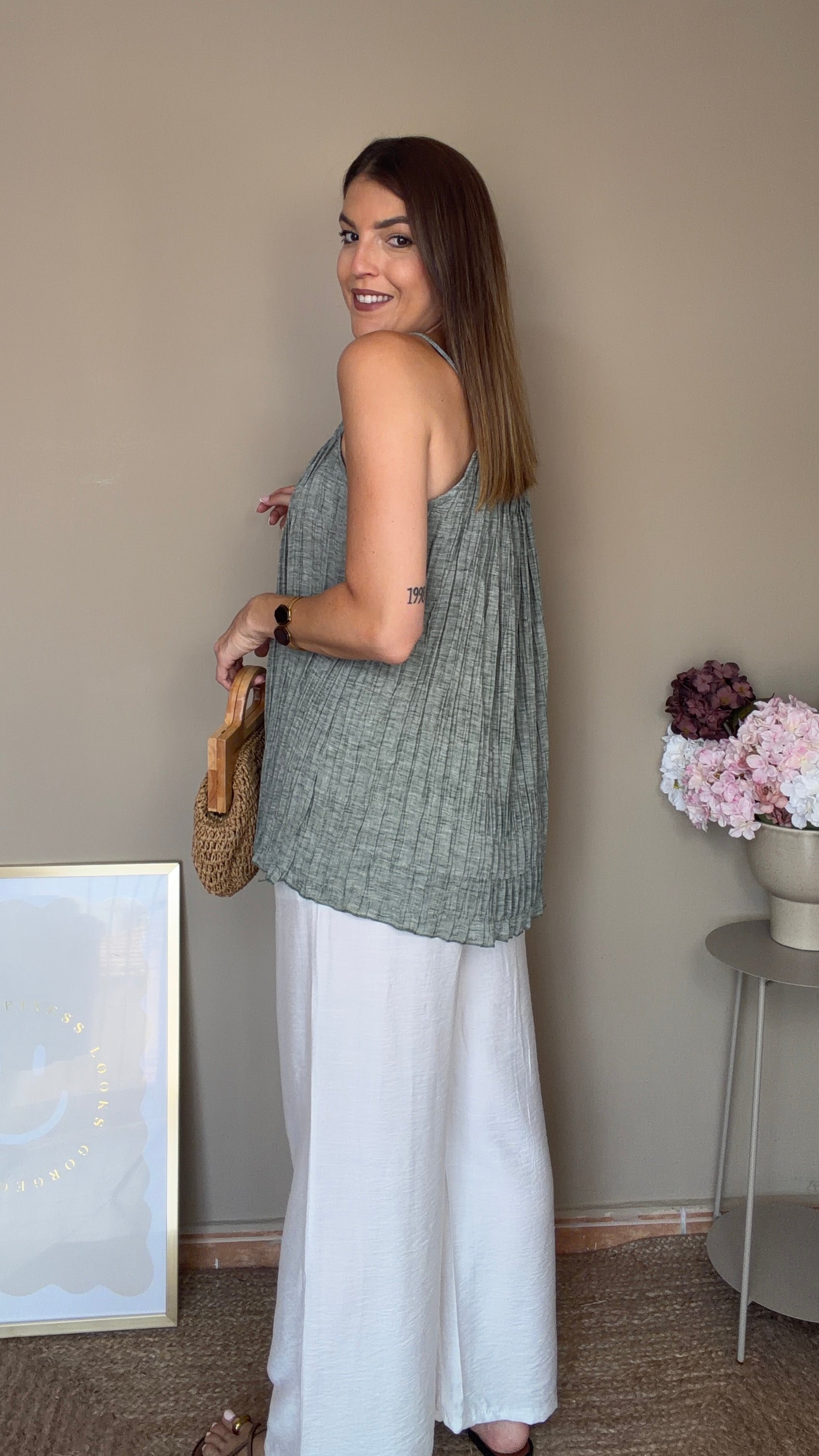 Blusa Teresa verde