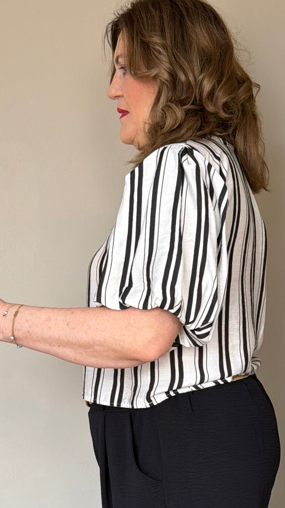 Blusa Abullonada blanca