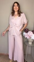 Conjunto Calpe rosa