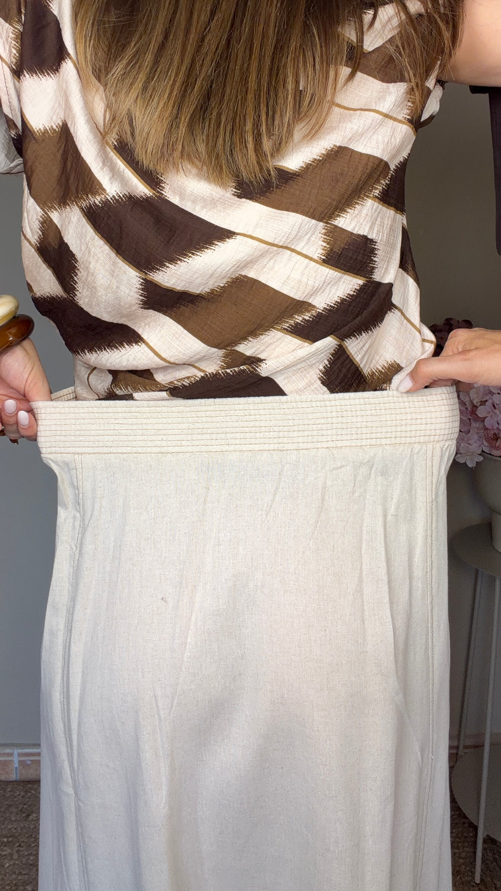 Falda Lena beige