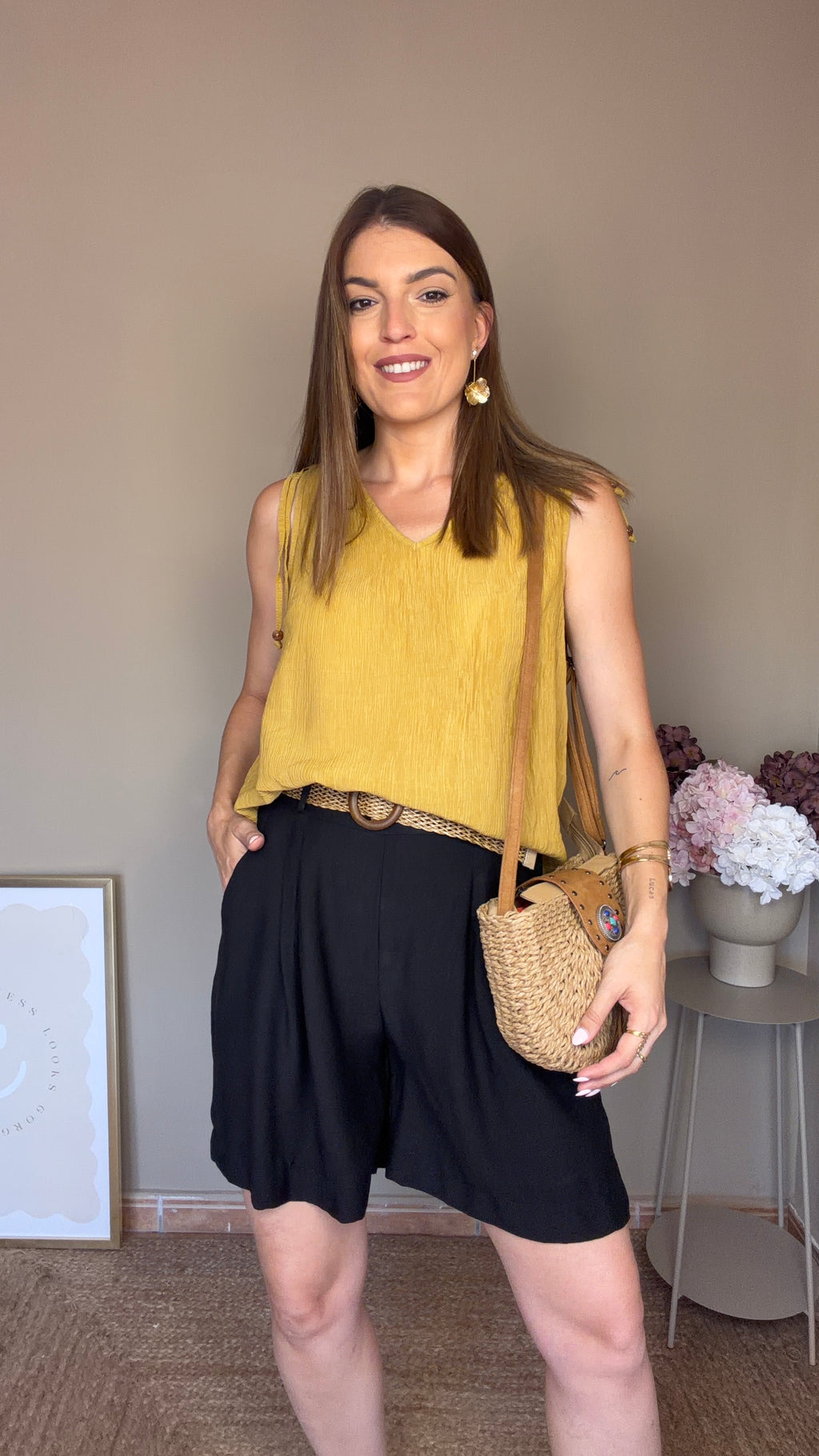 Blusa Lali mostaza