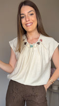 Blusa Capri beige