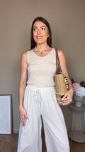 Camiseta Lúa beige