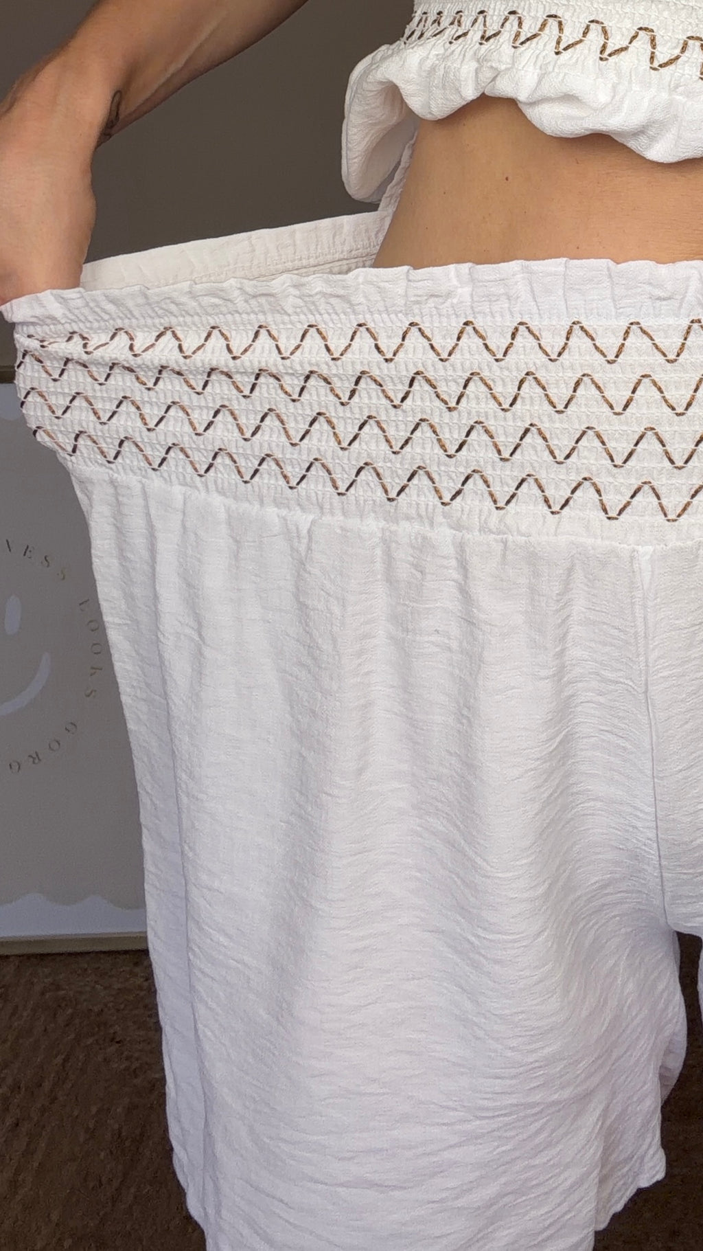 Pantalón Sagitario blanco