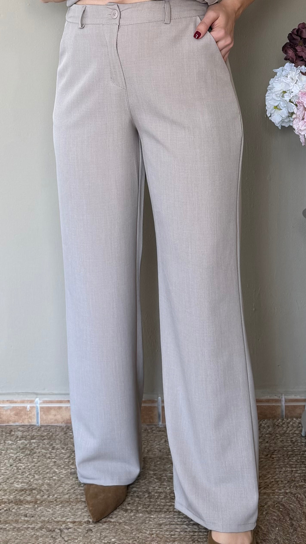 Pantalón Marta beige