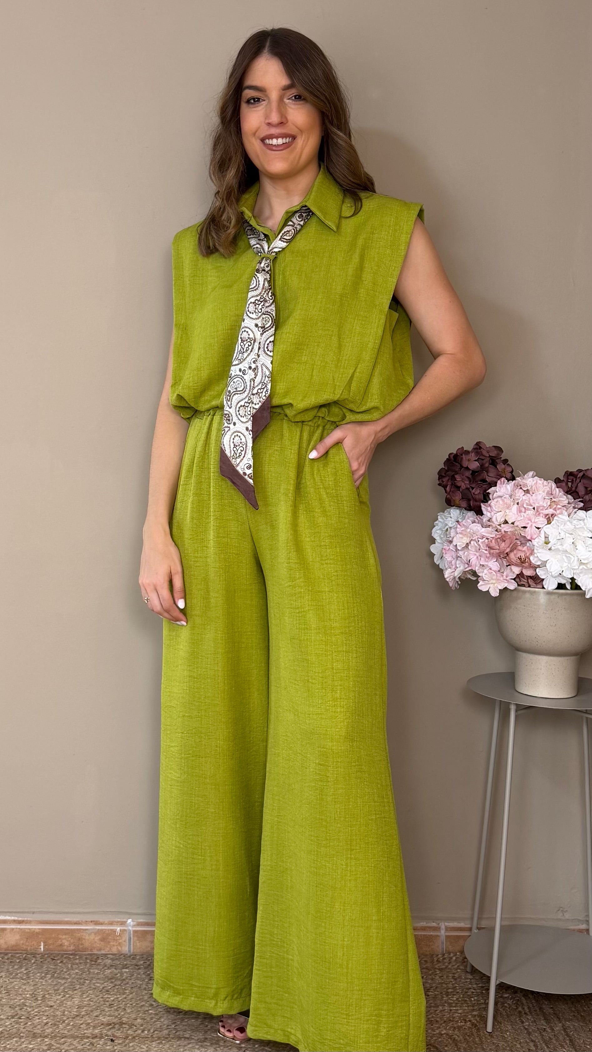 Conjunto Ariel verde