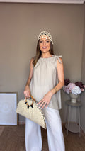 Blusa Cai beige