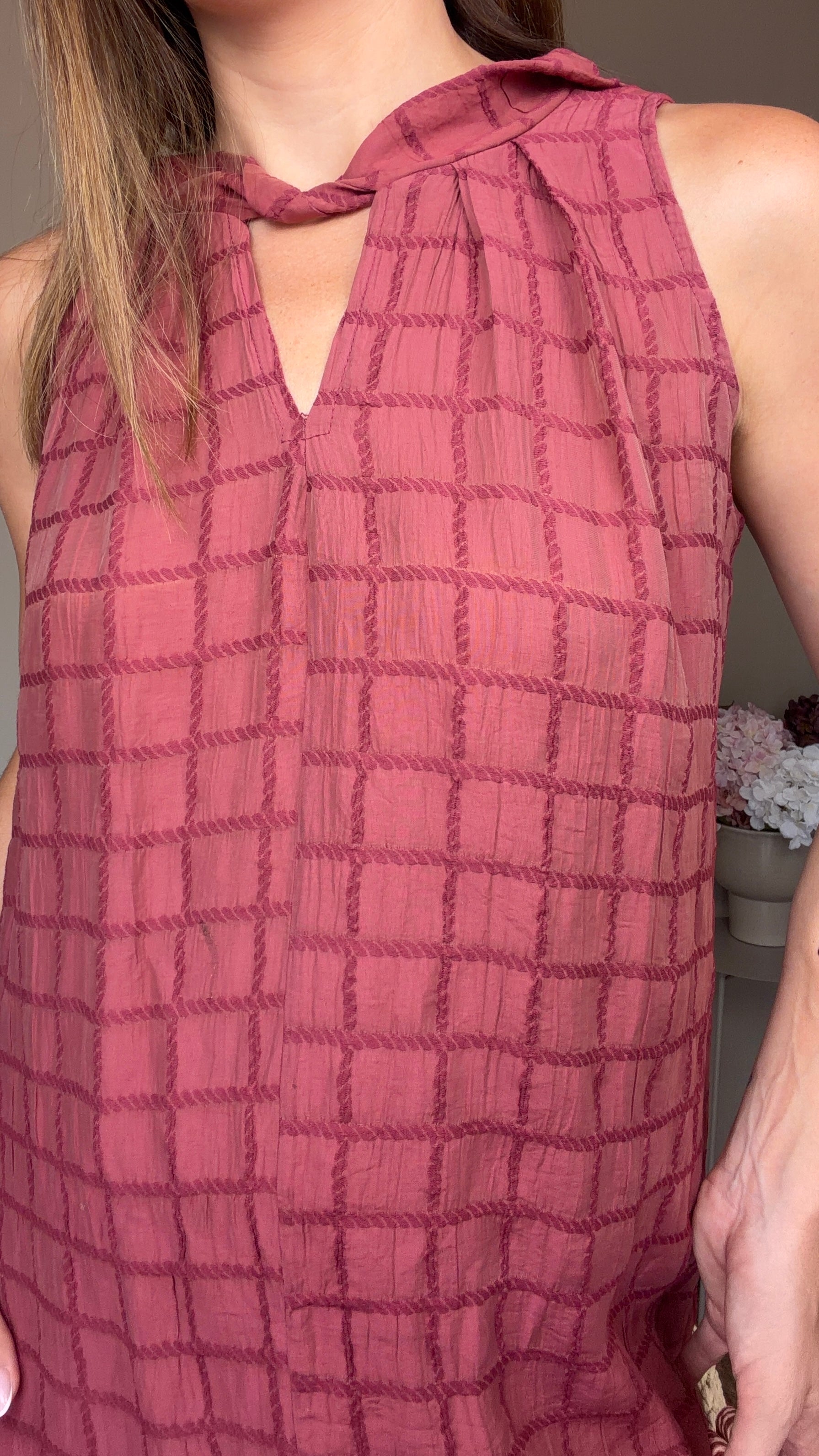 Vestido Salma Burdeos