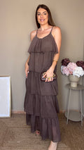 Vestido Bela marrón