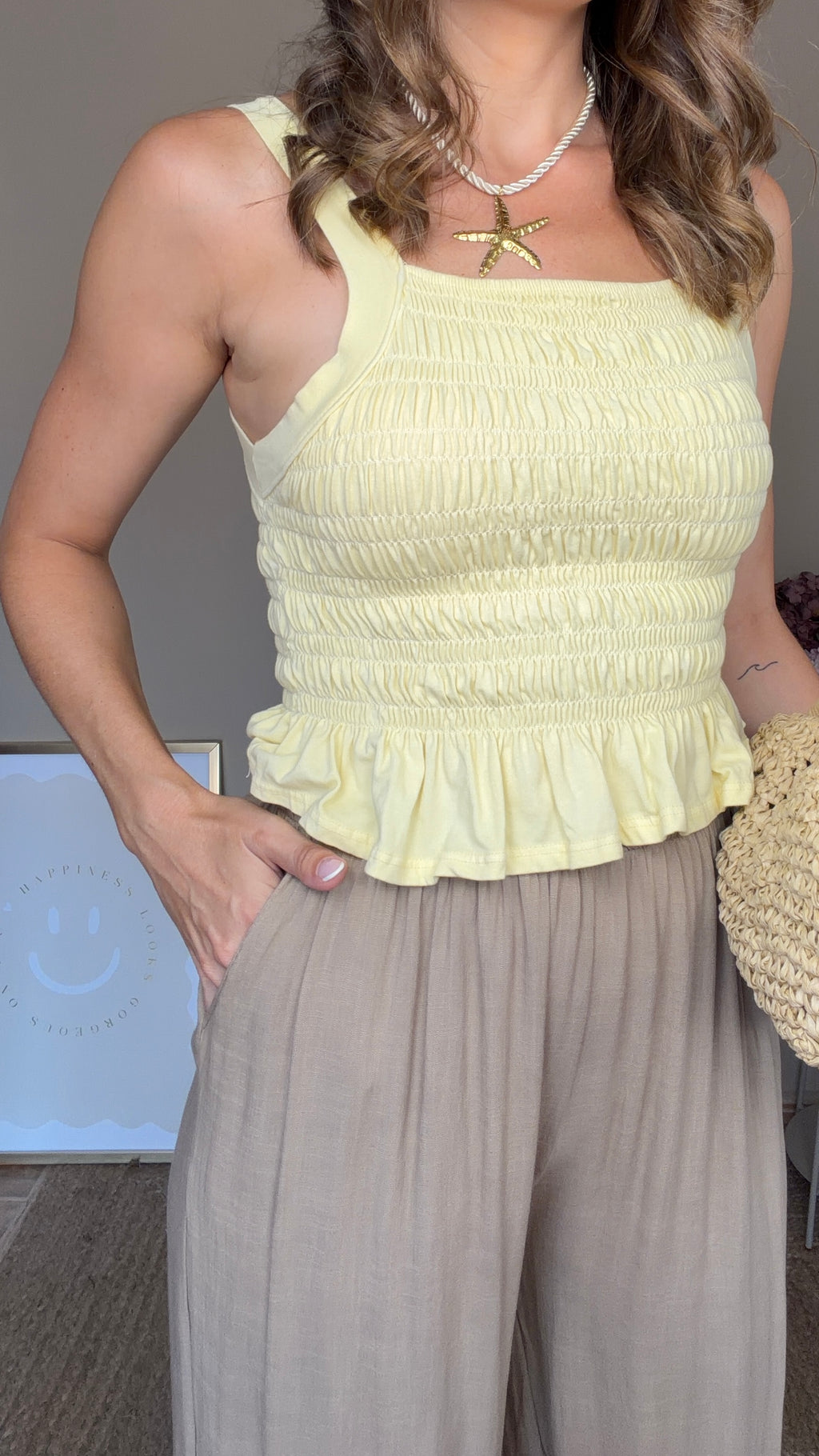 Top Marta amarillo